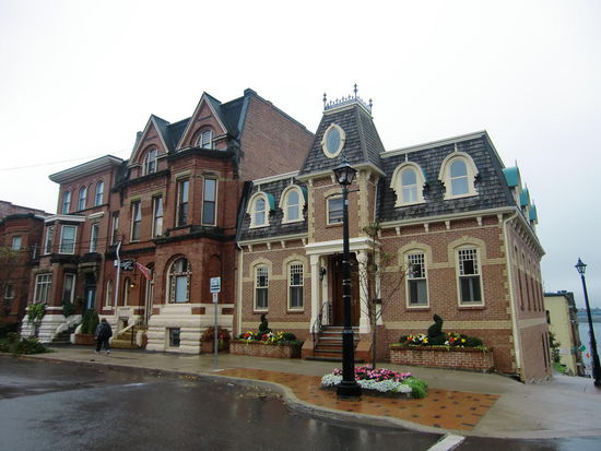 Schöne Häuser in St. John