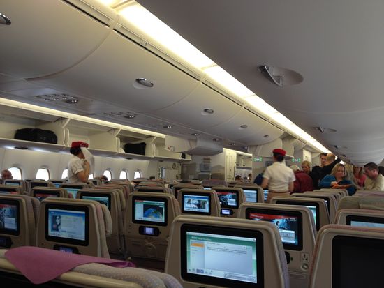 Innenansicht des A380