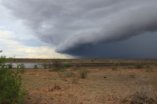 Ein Unwetter zieht auf