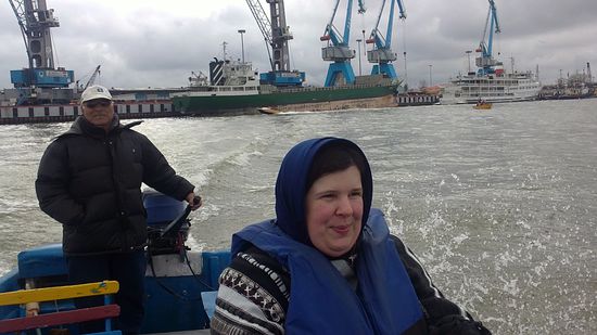 Blick auf den Hafen von Bandar Anzali. 31. März 2013.