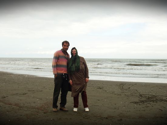 An der Küste des Kaspischen Meeres, in der Nähe von Bandar Anzali.
31. März 2013.