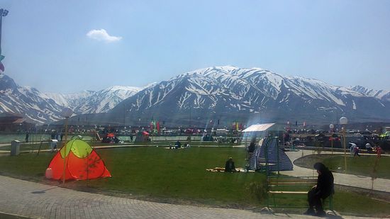 Campingplatz unmittelbar bei Marand, wunderschön in den Zagros-Bergen gelegen. Provinz Ost-Aserbaidschan.