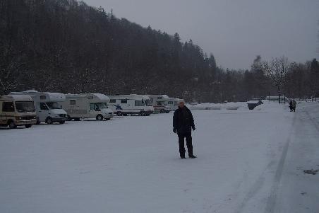 Bad Tölz - Stellpaltz im Schnee