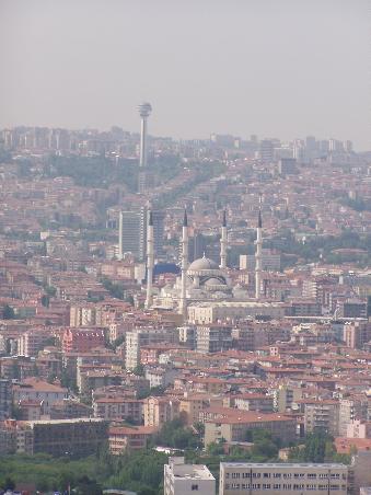 Blick von der Zitadelle ueber Ankara