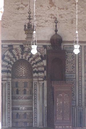 Mirhab und Kanzel der kleinen En Nasir Moschee