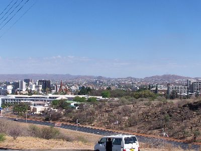 Blick ueber Windhoek