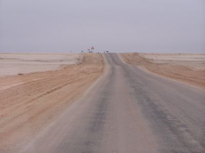 die Salzstrasse nach Cape Cross