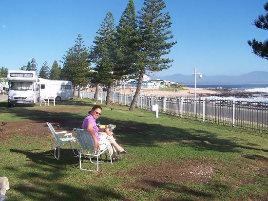 Mossel Bay - Fruehstueck am Indischen Ozean