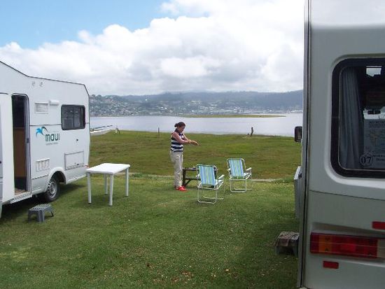 Knysna - unser Campingplatz an der Lagune