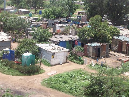 die Hütten von Soweto