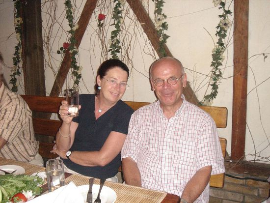 und wieder ein Bild - beim Essen