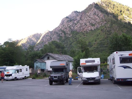 so habenwir die Nacht im Canyon verbracht - schoen kuehl