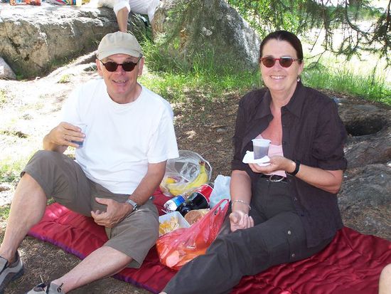 uns wieder mal beim Essen erwischt