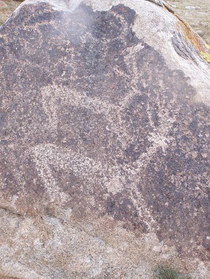 Petroglyphen aus dem 3. Jh. vor unserer Yeit