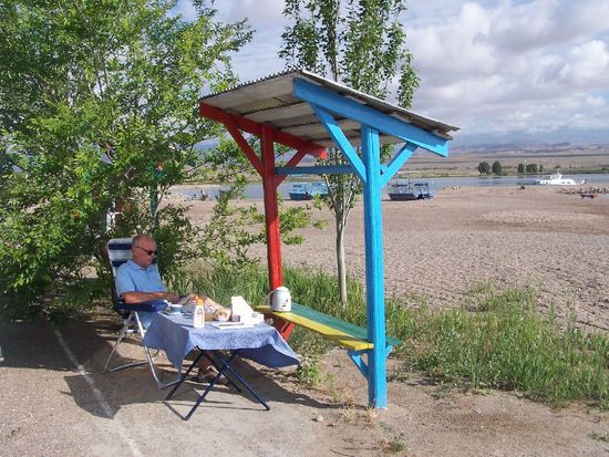 und jetzt gibt es Fruehstueck