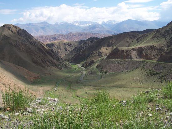 Landschaft bei Sary Bulak