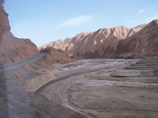 das Gebirge vor Kizil