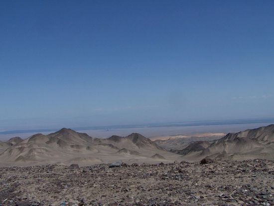 die Tiefebene von Turpan