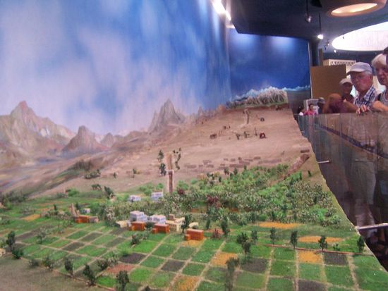 wir schauenuns das Modell der Wasserversorgung an