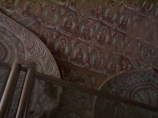 Malereien in den Bezelkik/Hoehlen
1000 Buddhas