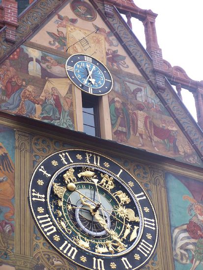 Ulmer Rathaus - Astronimsche Uhr