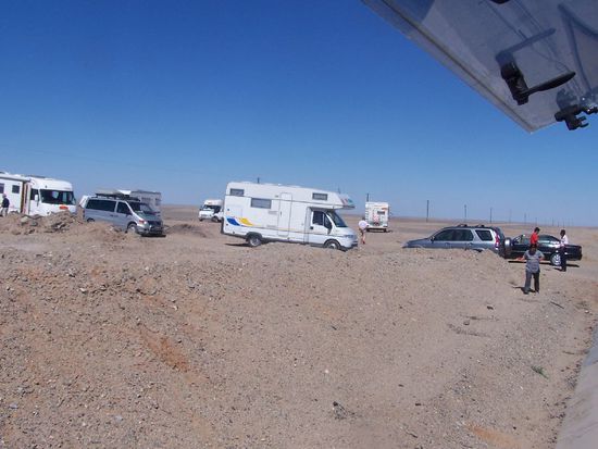 deshalb ist jede Pause in der Wueste willkommen