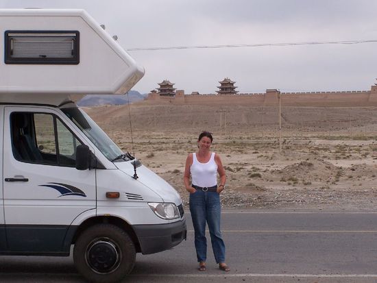 unser erstes Bild mit der Mauer