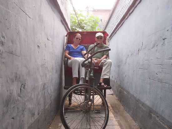 so eng sind die Gassen im Hutong