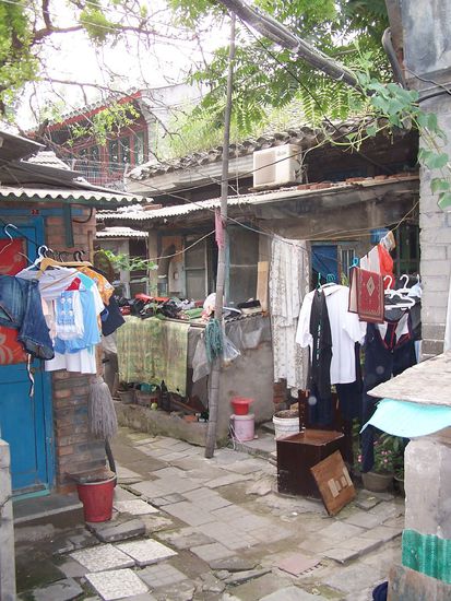 und so leben die Menschen im Hutong