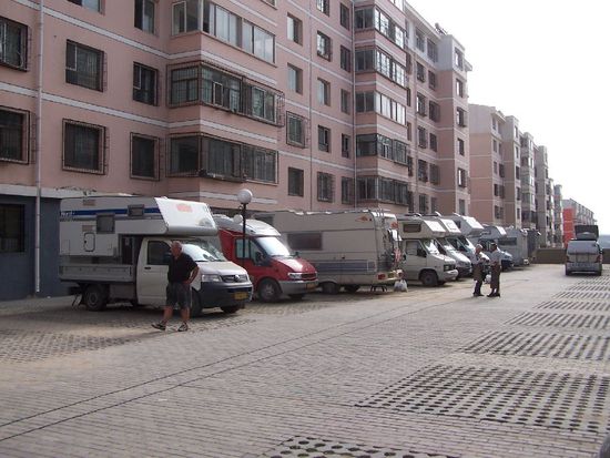 unser neuer Stellplatz in Datong