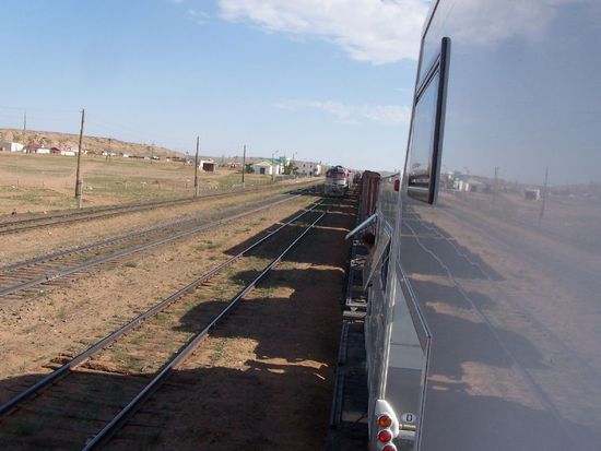 kleine Doerfer liegen an der Strecke