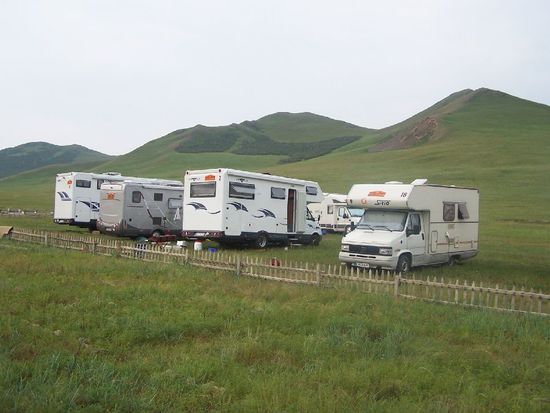 unser Stellplatz inmitten der Natur