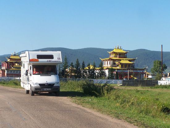 ein Lamatempel in Russland