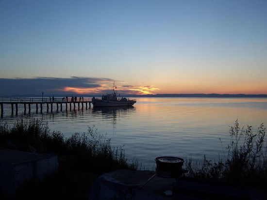 abendliche Stimmung am See
