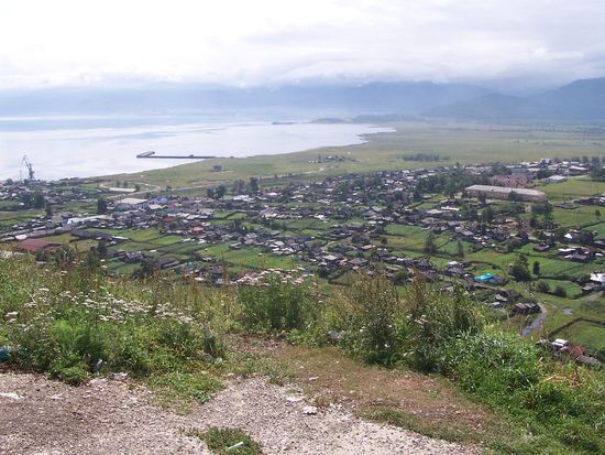 der letzte Blick auf den Baikalsee