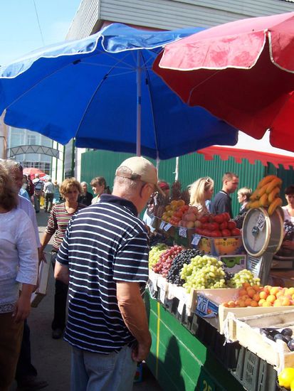 hier gibt es aber leckeres Obst