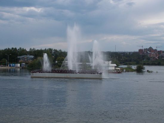 die Angara in Irkutsk