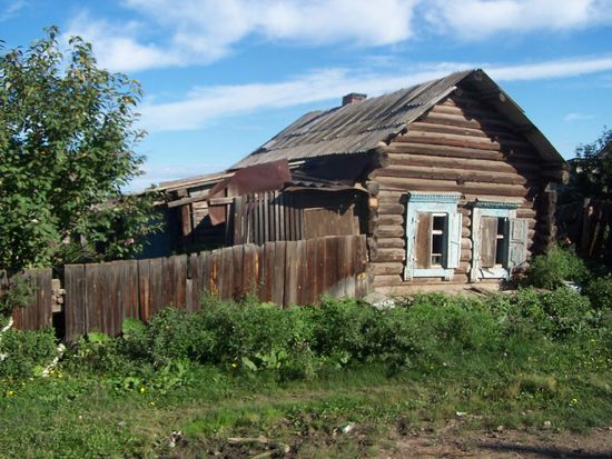ein kleines Haeuschen in Sibirien