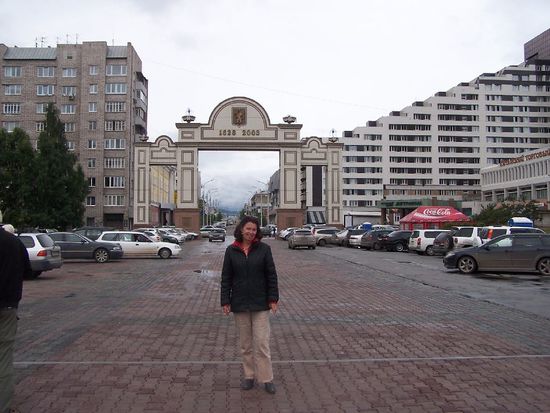 auf diesem Platz wurde Krasnojarsk im 17. Jh. gegruendet