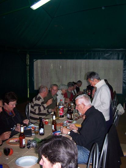 der Grillabend in Novosibirsk