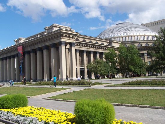 die Oper in Novosibirsk