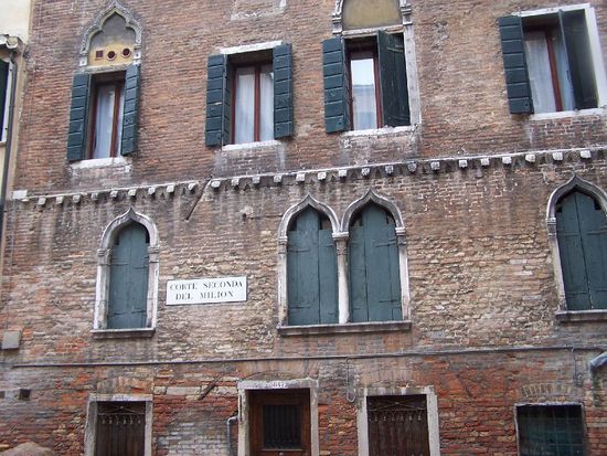 angeblich das Wohnhaus von Marco Polo