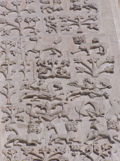die Reliefs der Demetrius-Kathedrale von Vladimir