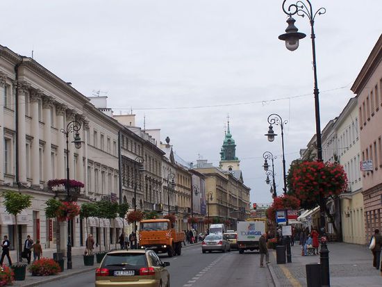 die Hauptstrasse in Warschau