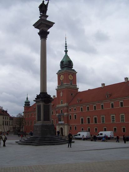 wieder das Schloss und die Sigismundsäule