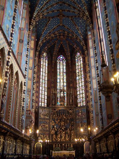 der Schnitz-Altar in der Marienkirche