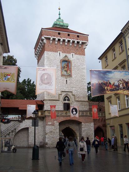 Stadttor zur Altstadt von Krakau