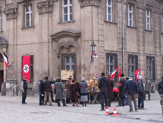 Filmaufnahmen in Breslau