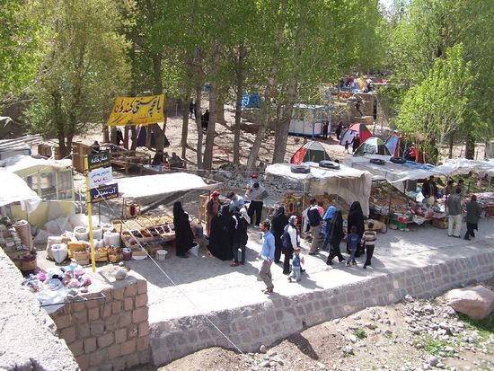 der Markt in Kandovan