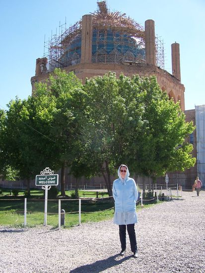 in Sultaniyeh das Mausoleum des Oldjaitu